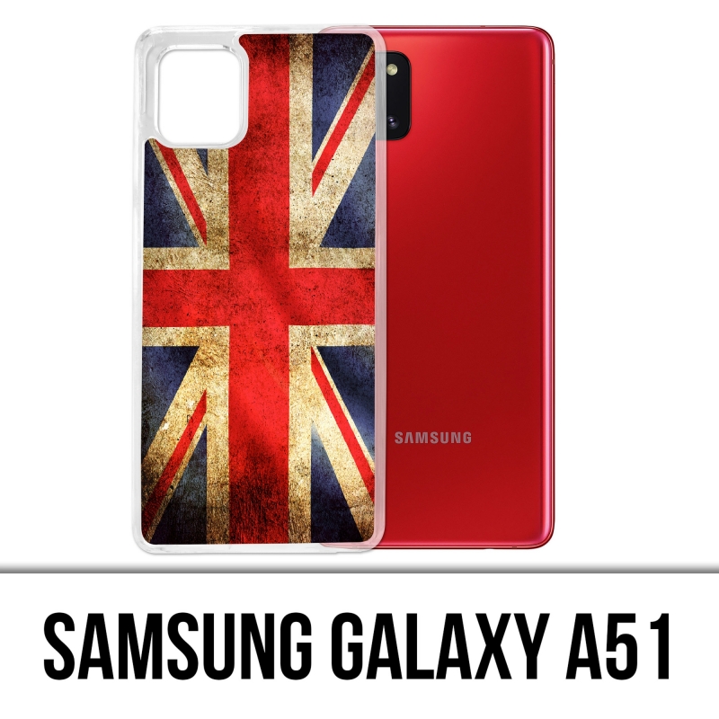 Coque Samsung Galaxy A51 - Drapeau Uk Vintage