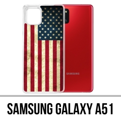 Custodia per Samsung Galaxy A51 - Bandiera Usa
