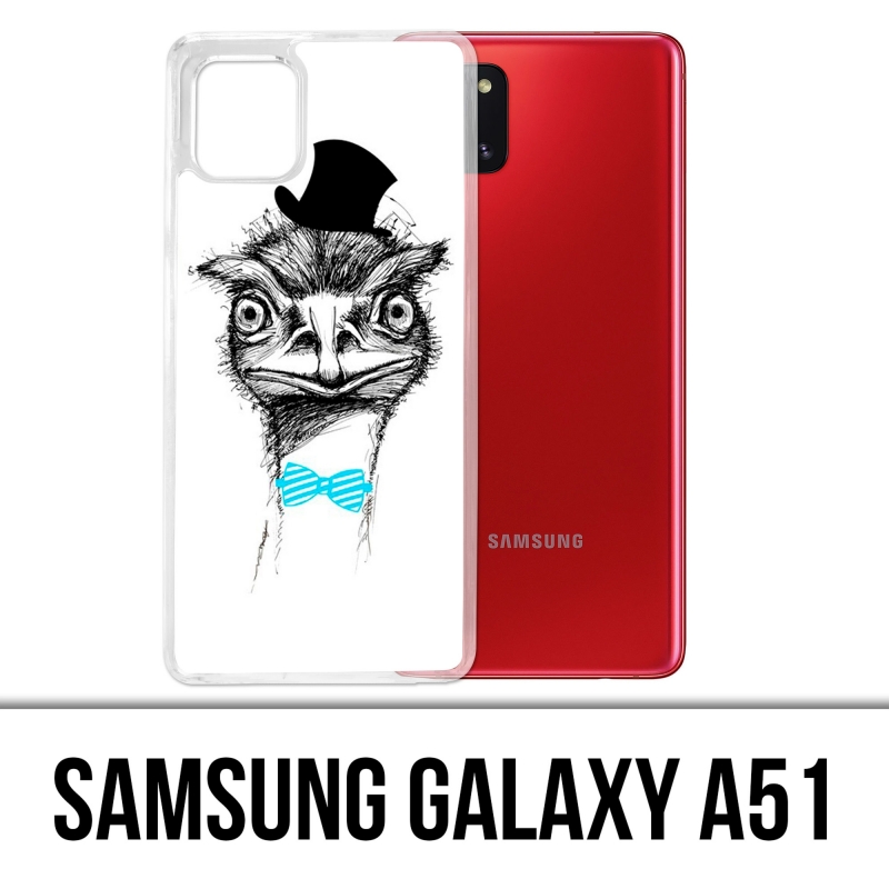 Samsung Galaxy A51 Case - Lustiger Strauß