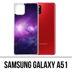 Funda Samsung Galaxy A51 - Galaxy púrpura