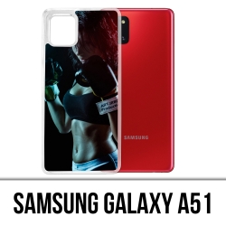 Funda Samsung Galaxy A51 - Chica Boxe