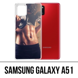 Samsung Galaxy A51 case - Girl Musculation