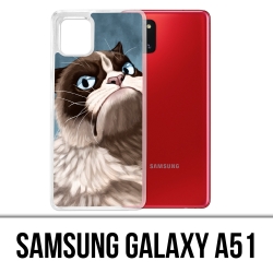 Samsung Galaxy A51 Case - Mürrische Katze