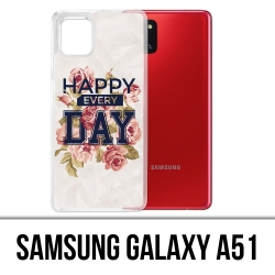Samsung Galaxy A51 case - Happy Every Days Roses