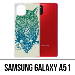 Samsung Galaxy A51 Case - Abstract Owl
