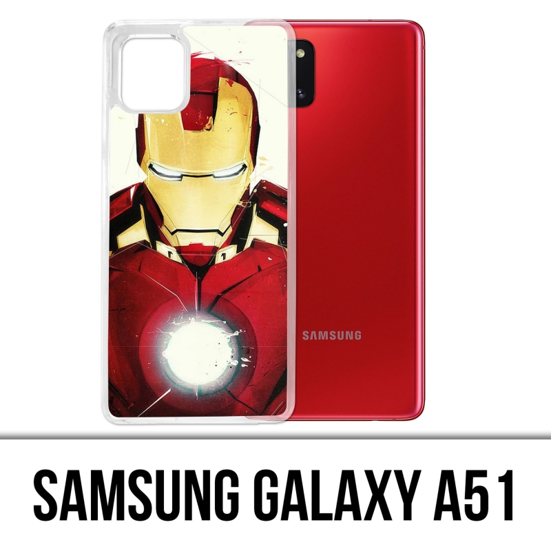 Samsung Galaxy A51 Case - Iron Man Paintart