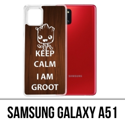 Samsung Galaxy A51 case - Keep Calm Groot