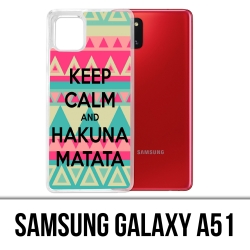 Samsung Galaxy A51 case - Keep Calm Hakuna Mattata