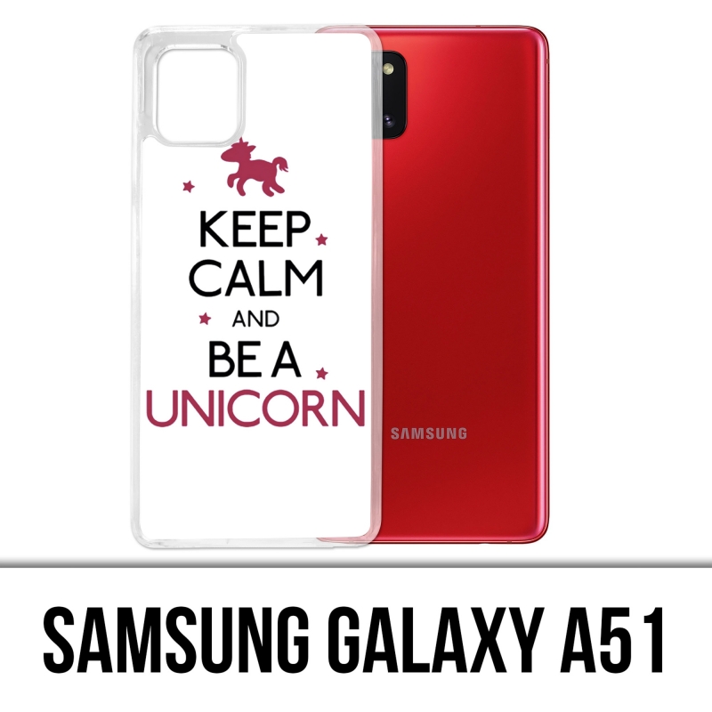 Custodia per Samsung Galaxy A51 - Keep Calm Unicorn Unicorn