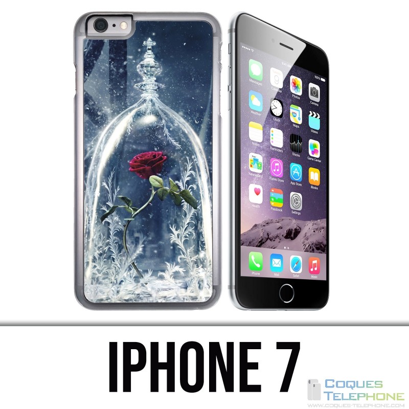 Funda iPhone 7 - Belle Rose y la Bestia
