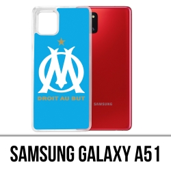 Custodia per Samsung Galaxy A51 - Om logo Marsiglia blu