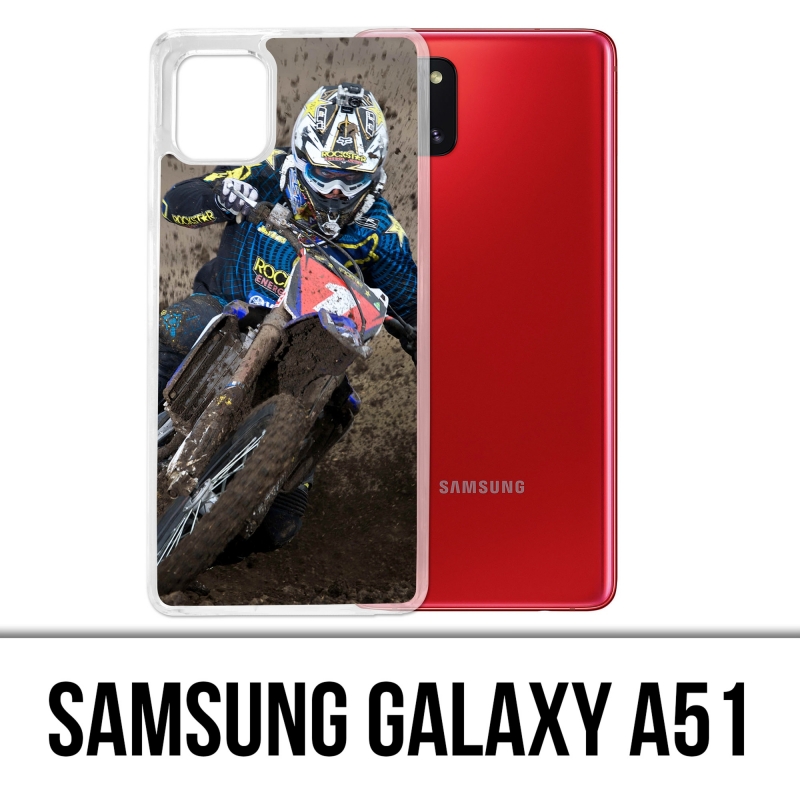 Coque Samsung Galaxy A51 - Motocross Boue