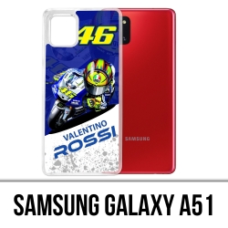 Samsung Galaxy A51 case - Motogp Rossi Cartoon 2
