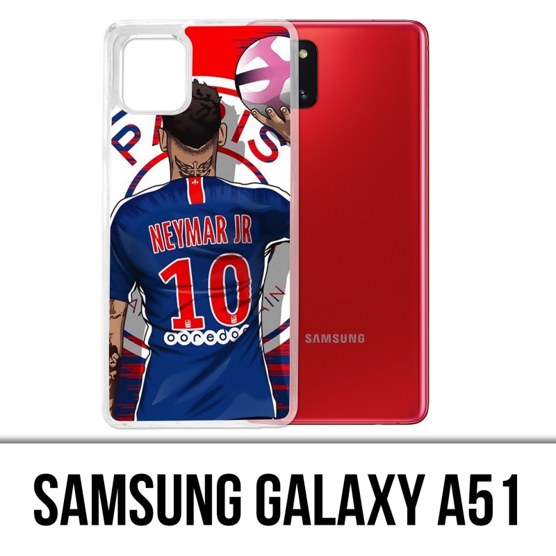 Custodia Samsung Galaxy A51 - Neymar Psg Cartoon