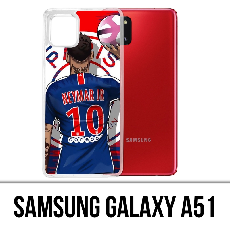 Funda Samsung Galaxy A51 - Neymar Psg Cartoon