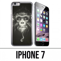 Coque iPhone 7 - Singe Monkey Anonymous