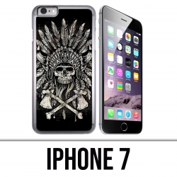 Funda para iPhone 7 - Plumas de cabeza de calavera