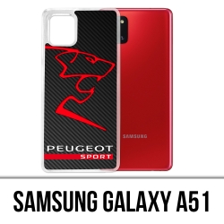 Custodia per Samsung Galaxy A51 - Logo Peugeot Sport