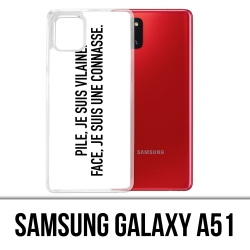 Funda Samsung Galaxy A51 - Batería Bad Bitch Face