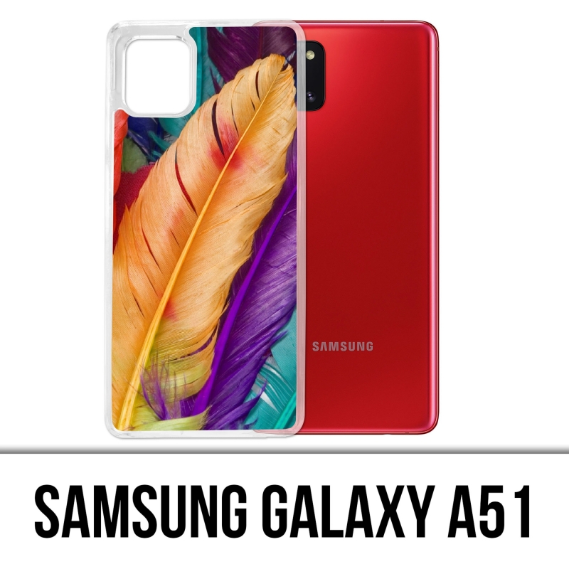 Custodia per Samsung Galaxy A51 - Piume