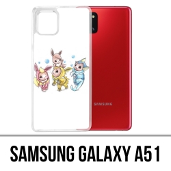 Coque Samsung Galaxy A51 - Pokémon Bébé Evoli Évolution
