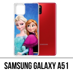 Custodia per Samsung Galaxy A51 - Frozen Elsa e Anna