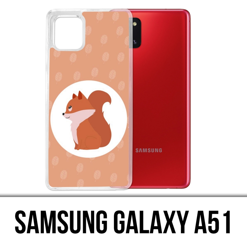 Coque Samsung Galaxy A51 - Renard Roux