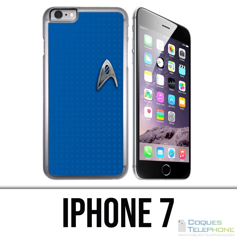 Coque iPhone 7 - Star Trek Bleu
