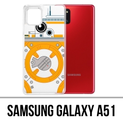 Custodia per Samsung Galaxy A51 - Star Wars Bb8 Minimalist