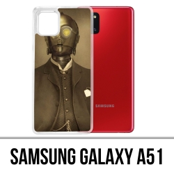 Coque Samsung Galaxy A51 - Star Wars Vintage C3Po