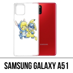 Samsung Galaxy A51 Case - Stitch Pikachu Baby