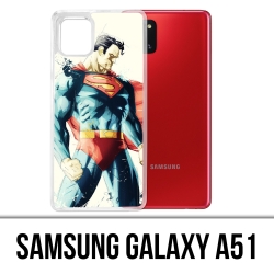 Samsung Galaxy A51 case - Superman Paintart