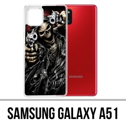 Coque Samsung Galaxy A51 - Tete Mort Pistolet
