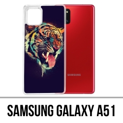 Custodia per Samsung Galaxy A51 - Paint Tiger
