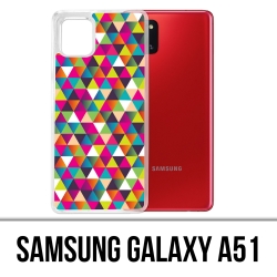Samsung Galaxy A51 Case - Mehrfarbiges Dreieck