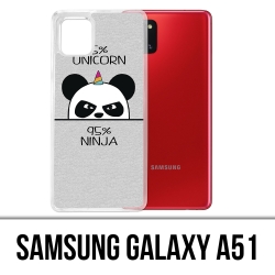 Coque Samsung Galaxy A51 - Unicorn Ninja Panda Licorne