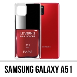 Coque Samsung Galaxy A51 - Vernis Paris Rouge