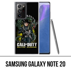 Samsung Galaxy Note 20 case - Call Of Duty X Dragon Ball Saiyan Warfare
