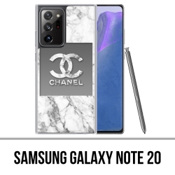 Custodia per Samsung Galaxy Note 20 - Chanel White Marble