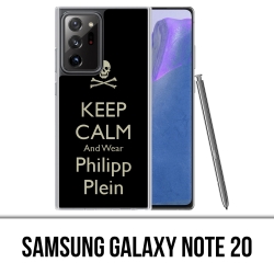 Coque Samsung Galaxy Note 20 - Keep Calm Philipp Plein