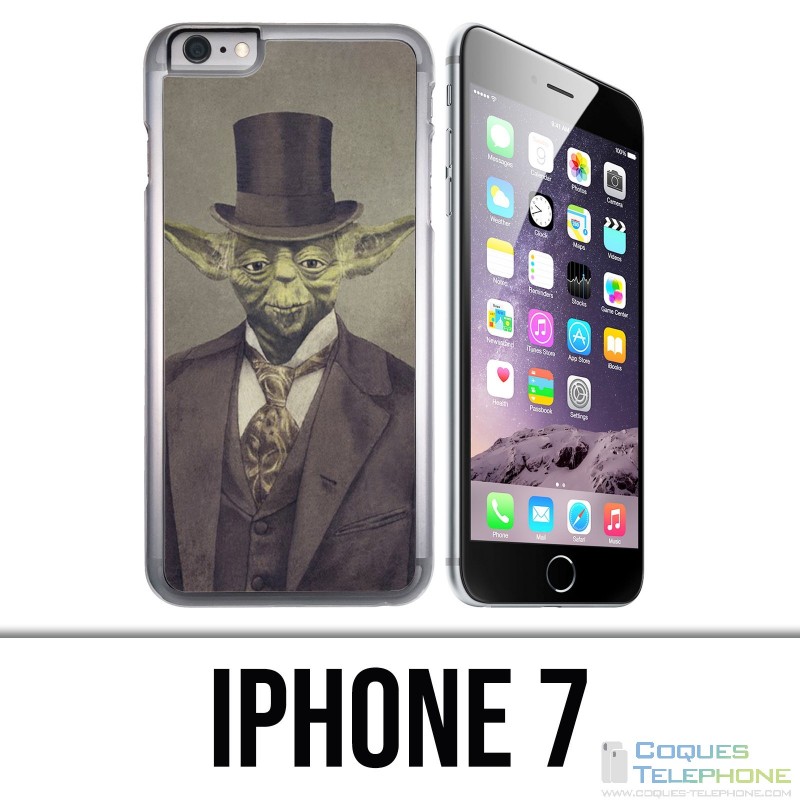 Custodia per iPhone 7 - Star Wars Vintage Yoda