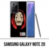 Custodia per Samsung Galaxy Note 20 - La Casa De Papel - Maschera Dalì