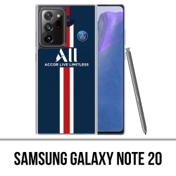 Funda Samsung Galaxy Note 20 - Camiseta de fútbol Psg 2020