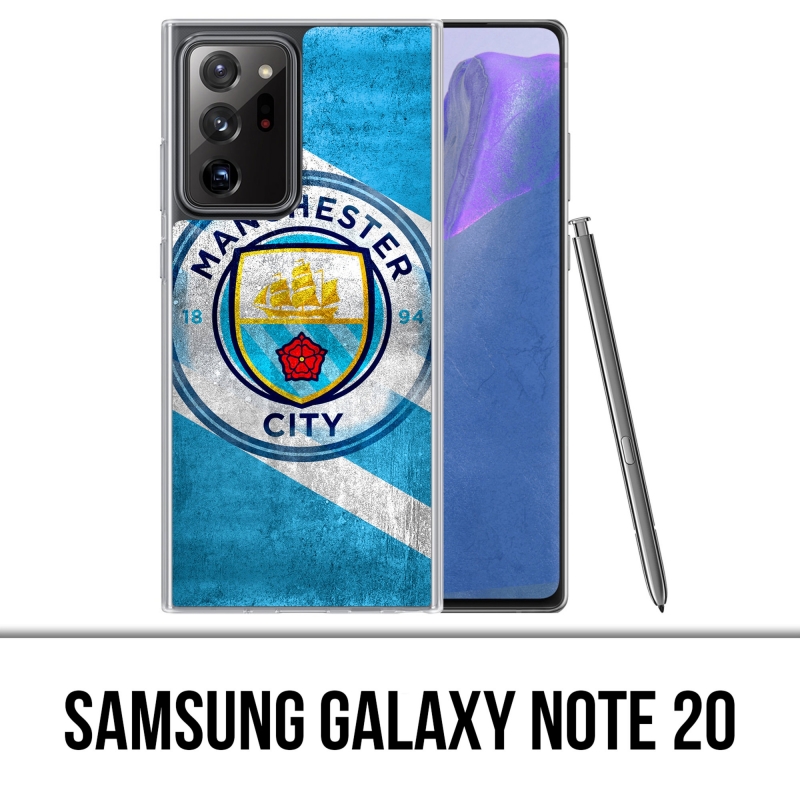 Coque Samsung Galaxy Note 20 - Manchester Football Grunge