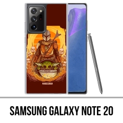 Samsung Galaxy Note 20 Case - Star Wars Mandalorian Yoda Fanart