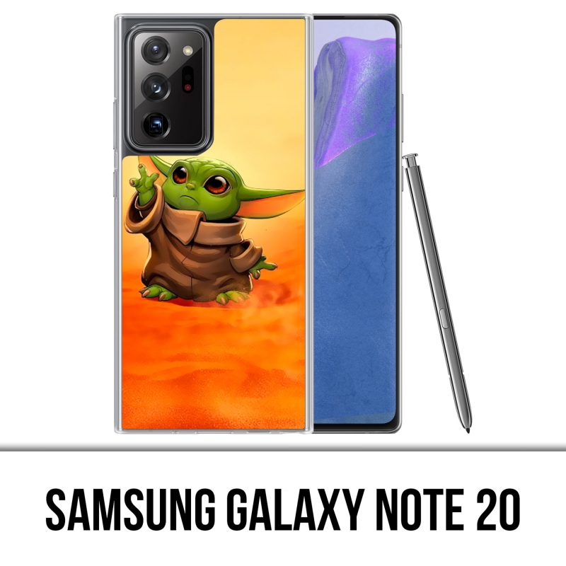 Samsung Galaxy Note 20 Case - Star Wars Baby Yoda Fanart
