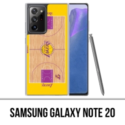 Coque Samsung Galaxy Note 20 - Terrain Besketball Lakers Nba