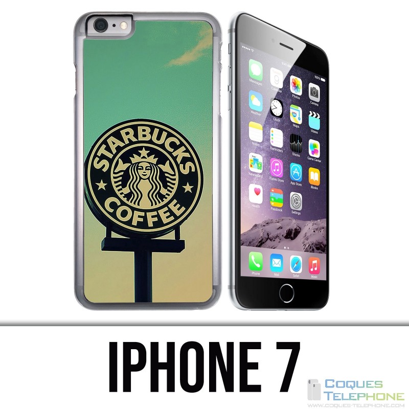 Coque iPhone 7 - Starbucks Vintage
