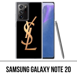 Coque Samsung Galaxy Note 20 - Ysl Yves Saint Laurent Gold Logo