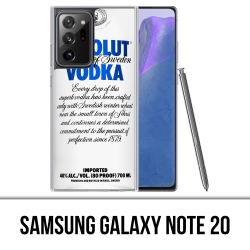 Coque Samsung Galaxy Note 20 - Absolut Vodka